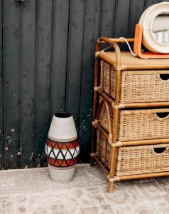 Edmond, the large gray enameled vase N°53