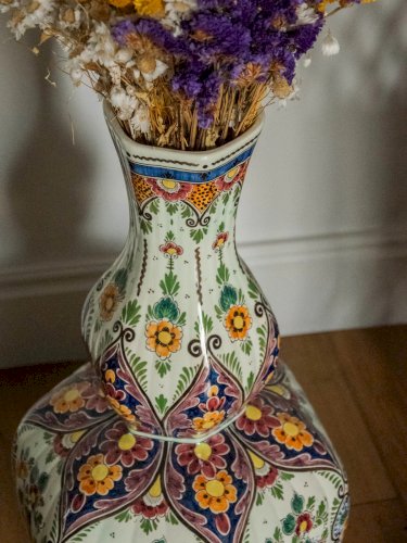 Edmond, le grand vase en porcelaine Velsen Sassenheim N°116