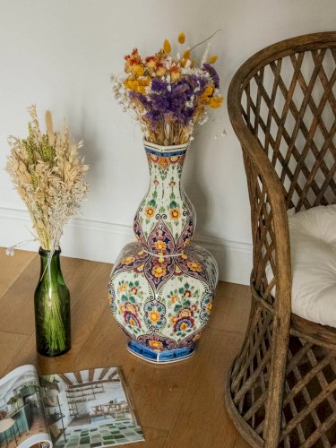 Edmond, le grand vase en porcelaine Velsen Sassenheim N°116