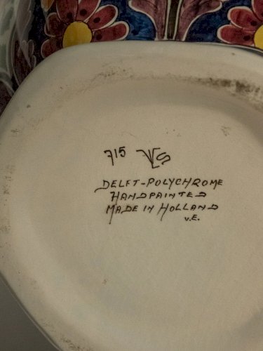 Edmond, le grand vase en porcelaine Velsen Sassenheim N°116