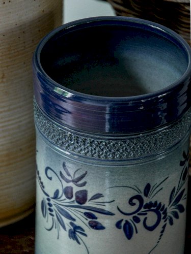 Edmond, le vase bleu en grès N°38