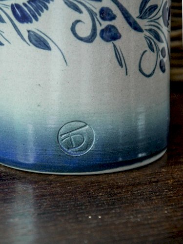 Edmond, le vase bleu en grès N°38