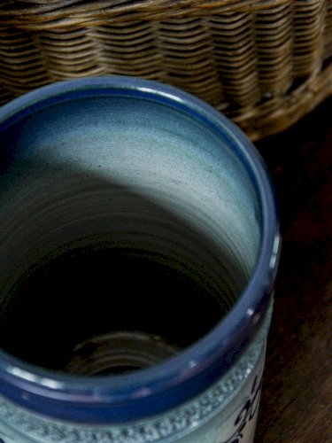 Edmond, le vase bleu en grès N°38