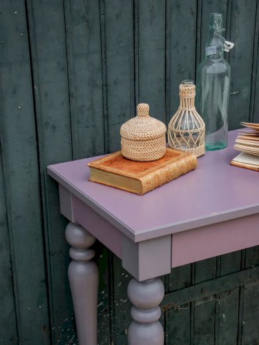 Edouard, le bureau violet en bois N°321