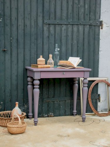 Edouard, le bureau violet en bois N°321