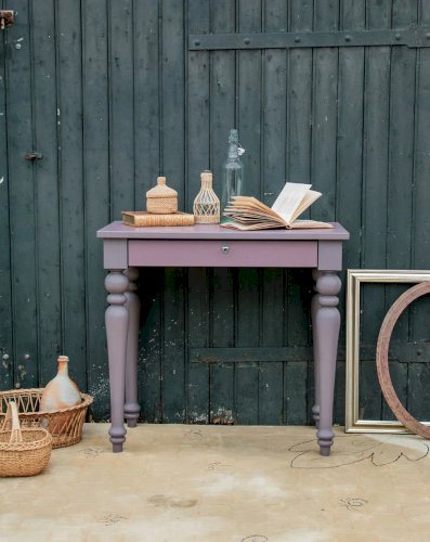 Edouard, le bureau violet en bois N°321