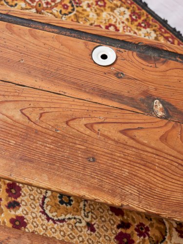 Edouard, le pupitre d'écolier double en bois N°554