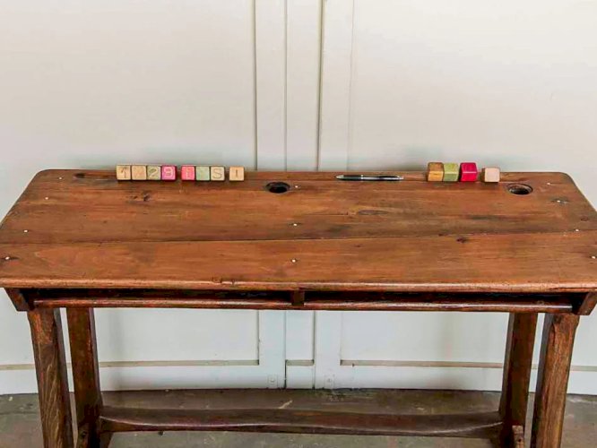 Edouard, le pupitre double en bois N°441