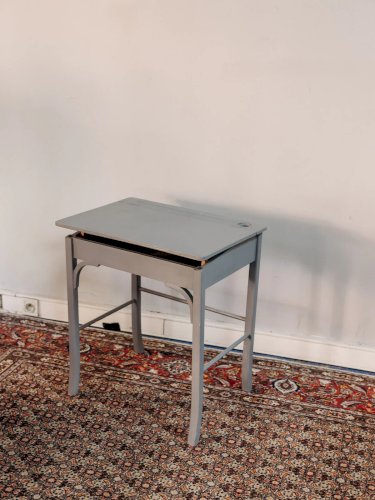 Edouard, le pupitre gris en bois N°519