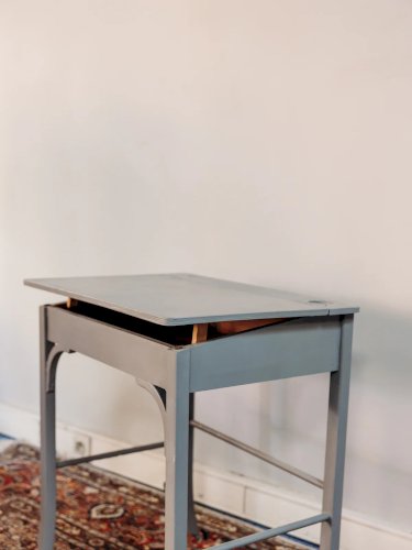 Edouard, le pupitre gris en bois N°519