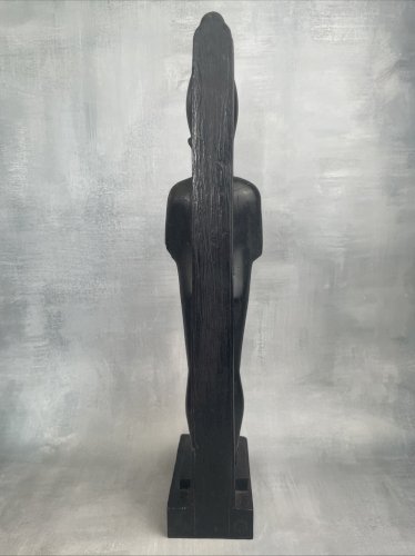 EGYPTE statuette OSIRIS debout reproduction moulage du Musée du Louvre ~41.5cm