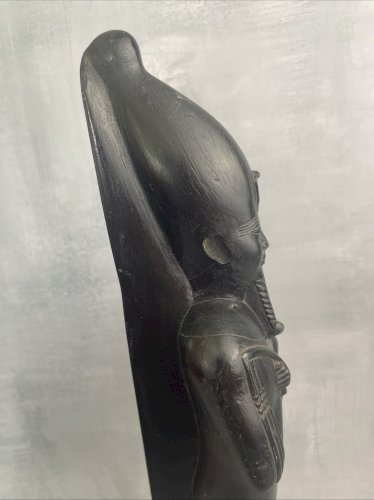 EGYPTE statuette OSIRIS debout reproduction moulage du Musée du Louvre ~41.5cm