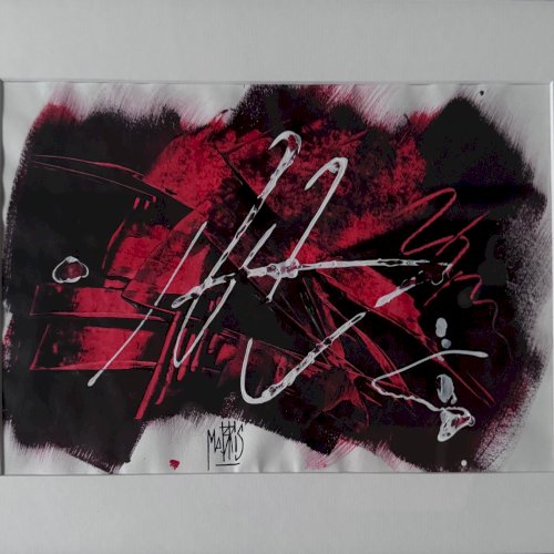 e?Huile sur papier par Mabris XXe intitulé L'Autre Regard A5742