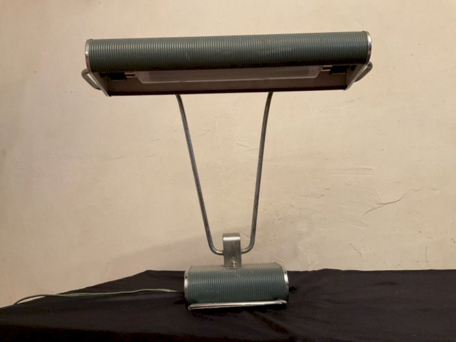 Eileen Gray - Lampe De Bureau - Modèle N71 - Edition Jumo - Circa 1940-50