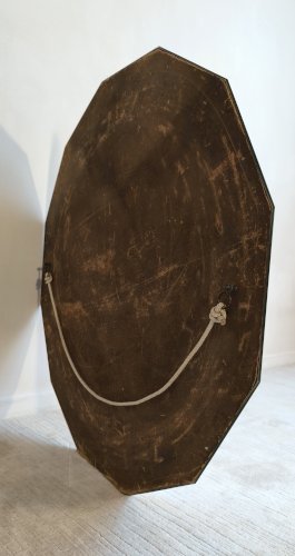 ✨ Élégant miroir ancien biseauté à 12 pans – style Art Déco vintage ✨