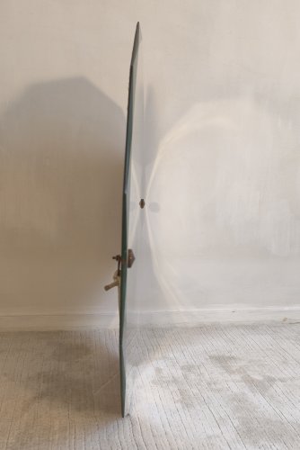 ✨ Élégant miroir ancien biseauté à 12 pans – style Art Déco vintage ✨
