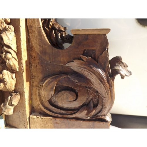 élément de Boiserie 18 ème en Noyer