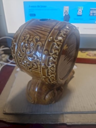 Eléphant en céramique à décor XXe