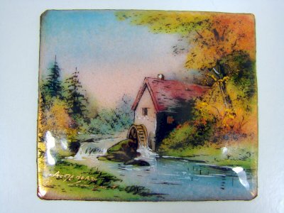 Email from Limoges CABIN BY THE RIVER Signed André Debord