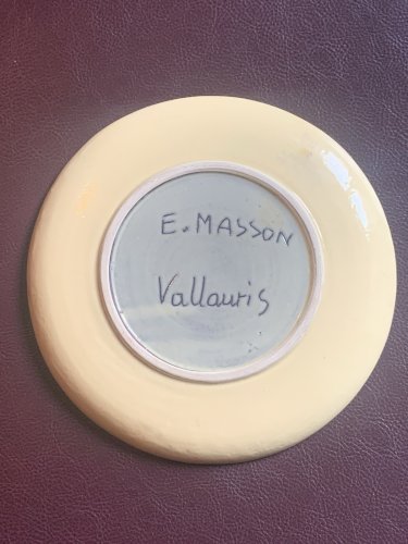 Émile Masson céramique sgraffito antilope africaniste Vallauris très bel état