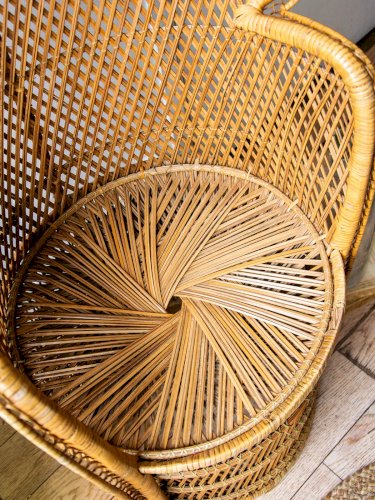 Emmanuel, le fauteuil Emmanuel en rotin N°8