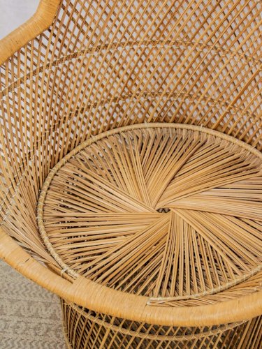 Emmanuel, le fauteuil en osier N°12