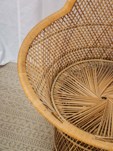 Emmanuel, le fauteuil en osier N°12