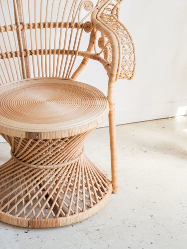 Emmanuel, le fauteuil en rotin N°2