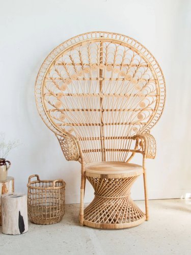 Emmanuel, le fauteuil en rotin N°2