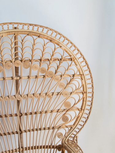 Emmanuel, le fauteuil en rotin N°2