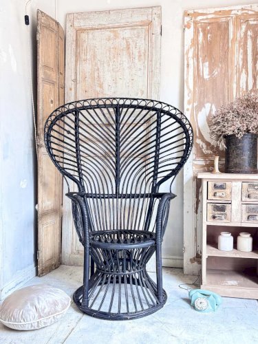 Emmanuel, le fauteuil en rotin N°6