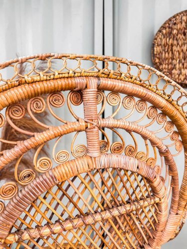 Emmanuel, le fauteuil en rotin N°9