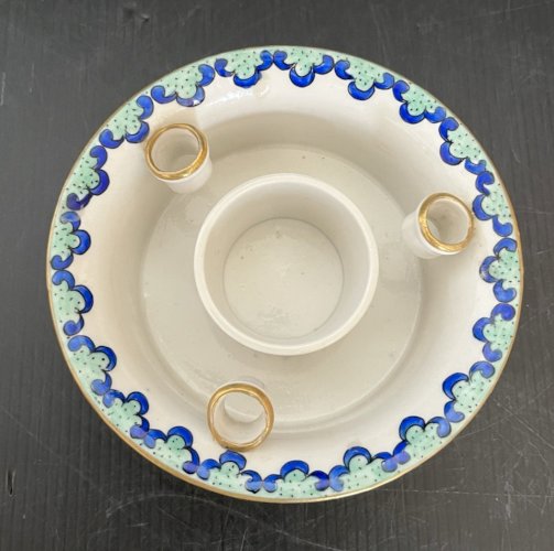 encrier en porcelaine asiatique chine vintage asie Japon