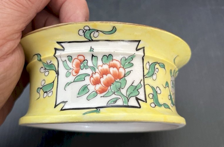 encrier en porcelaine asiatique chine vintage asie Japon