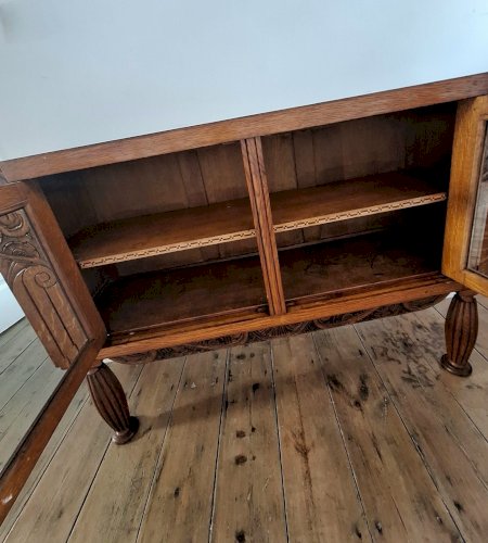 Enfilade art déco, meuble buffet ancien, vaisselier vintage