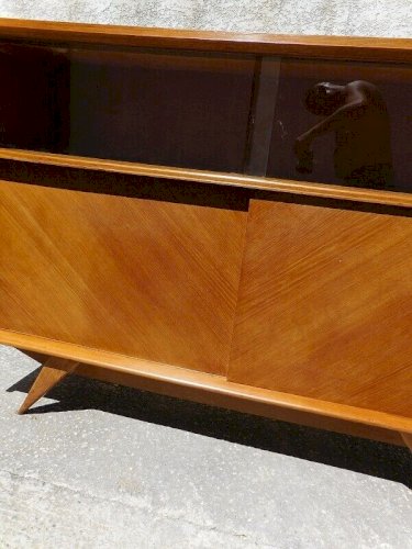 ENFILADE BAHUT DE SALLE A MANGER VITRINE VINTAGE 1950