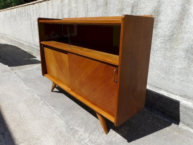 ENFILADE BAHUT DE SALLE A MANGER VITRINE VINTAGE 1950