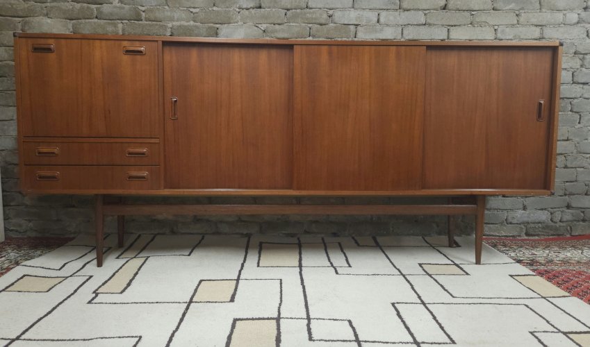 Enfilade scandinave teck par Musterring 1960