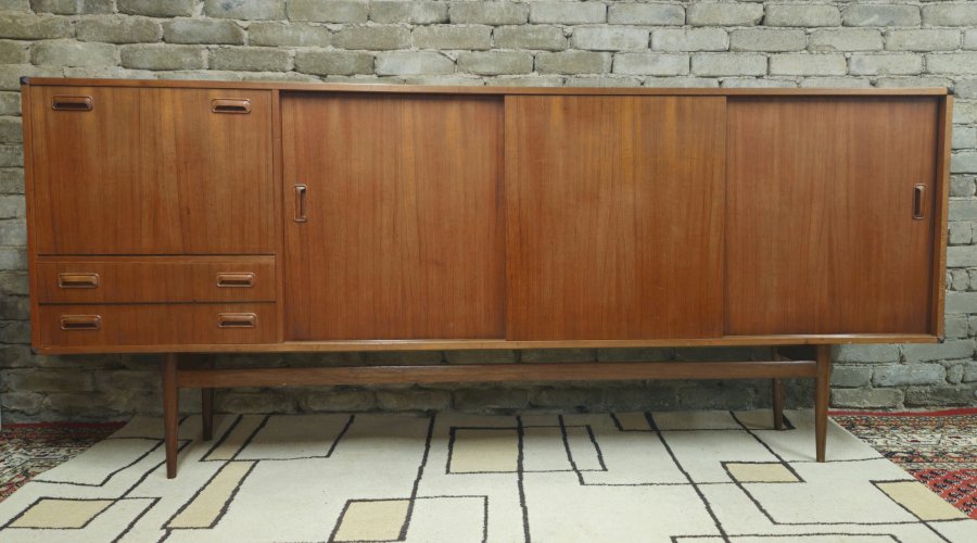 Enfilade scandinave teck par Musterring 1960