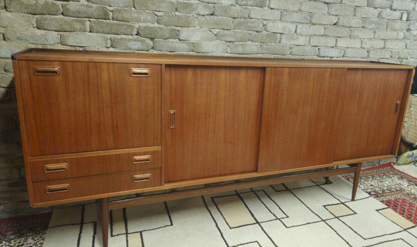 Enfilade scandinave teck par Musterring 1960