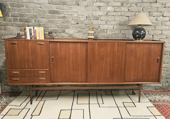 Enfilade scandinave teck par Musterring 1960
