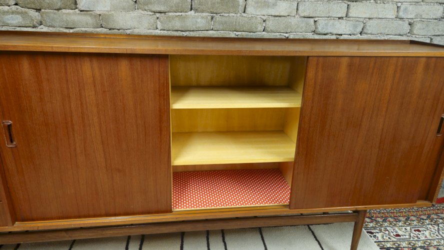 Enfilade scandinave teck par Musterring 1960