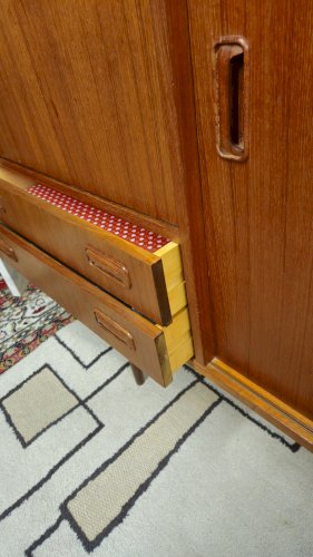 Enfilade scandinave teck par Musterring 1960