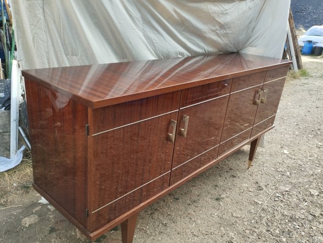  Enfilade Vintage en Acajou « Cascade » – SRM – 1962