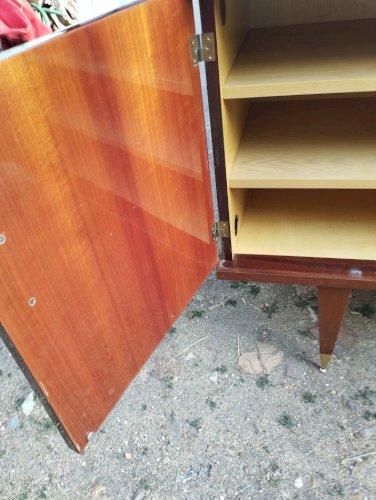 Enfilade Vintage en Acajou « Cascade » – SRM – 1962