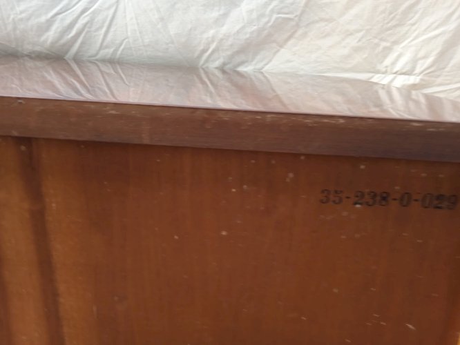  Enfilade Vintage en Acajou « Cascade » – SRM – 1962
