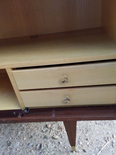  Enfilade Vintage en Acajou « Cascade » – SRM – 1962