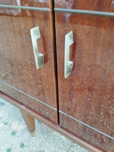 Enfilade Vintage en Acajou « Cascade » – SRM – 1962