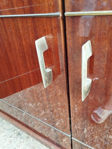  Enfilade Vintage en Acajou « Cascade » – SRM – 1962
