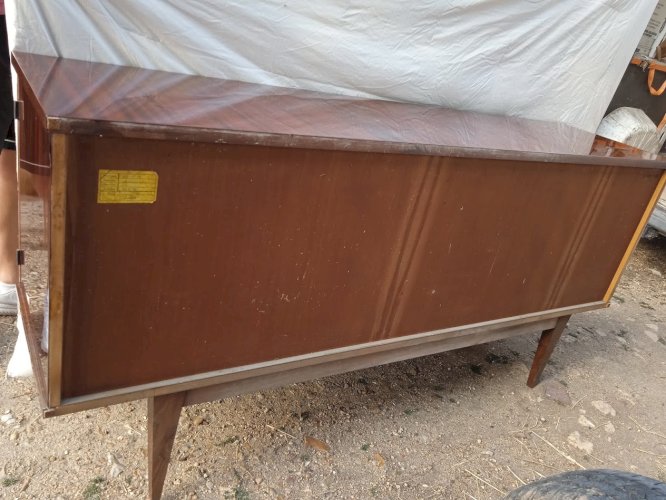  Enfilade Vintage en Acajou « Cascade » – SRM – 1962